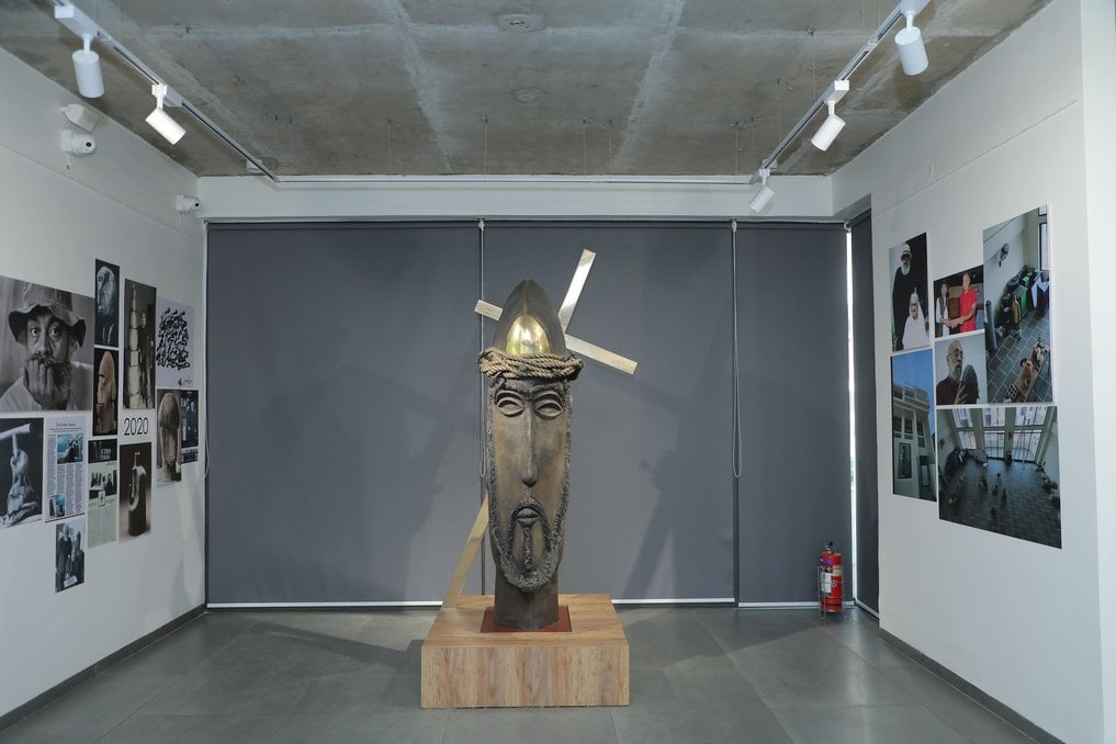 Gallery artwork on display